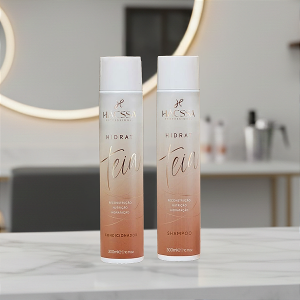 Kit Tratamento Profissional - Shampoo E Condicionador Hacssá Banho De Hidratação