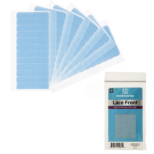 Kit Fitas Adesivas Pré-Cortadas Para Fixação De Extensões 120 Unidades 4cm x 0,8cm