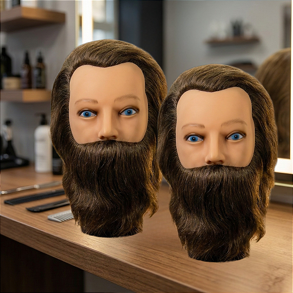 Kit Casadinha - Manequim Masculino Com Barba (2 UNIDADES)