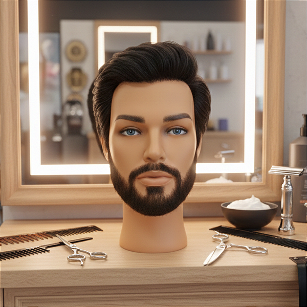 Prótese Capilar Masculina Micropele 20x25cm Pronta para Uso Corte 1