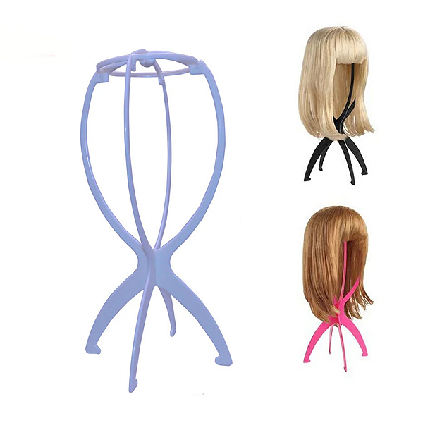 Suporte Plástico Branco para Perucas, Wigs e Próteses Capilares
