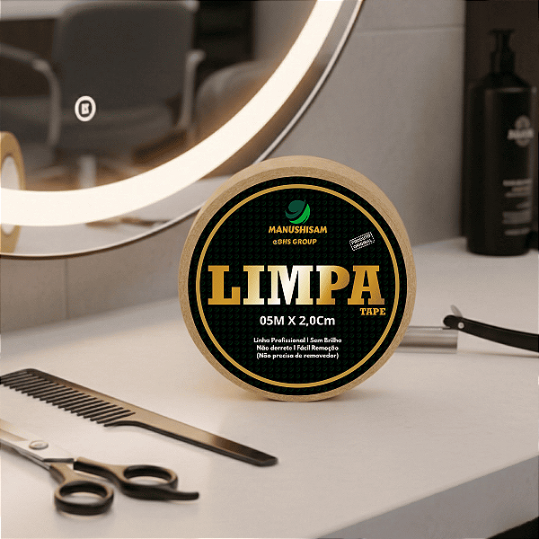 Fita Adesiva BHS Para Próteses Capilares Limpa Tape 05m X 2,0Cm Não Derrete
