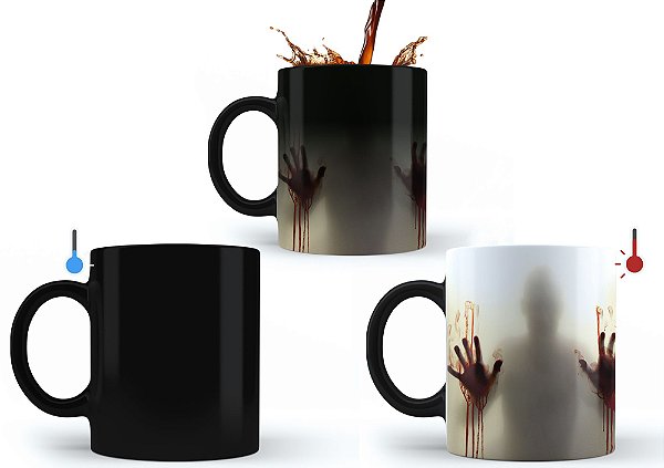 Caneca Mágica Walking Dead Zumbi