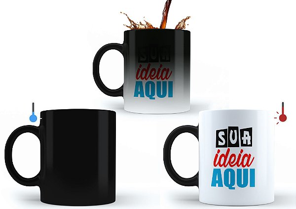 Caneca Mágica Sua Ideia Aqui