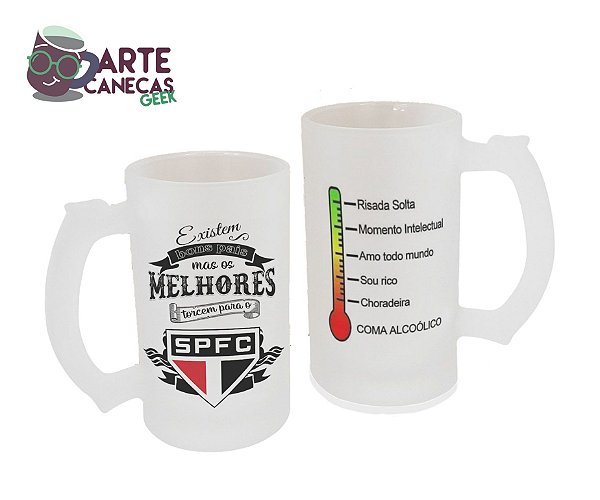 Caneca Chopp Melhores Pais Torcem Para São Paulo