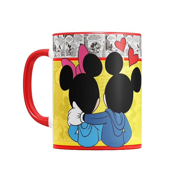 Caneca Mickey Minnie Te Amo de Montão