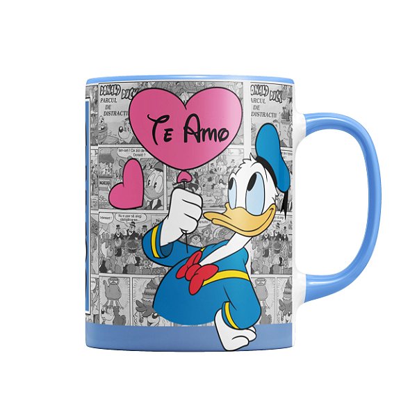 Caneca Personalizada Donald e Margarida Te Amo
