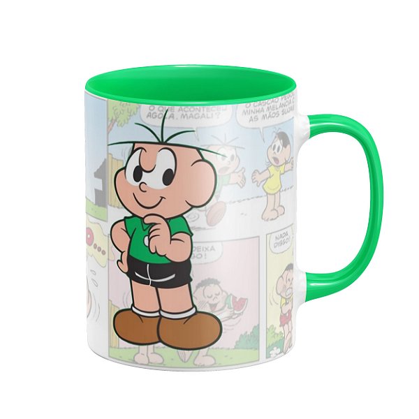 Caneca Turma da Monica Cebolinha