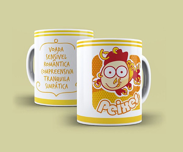 Caneca Signo Peixes