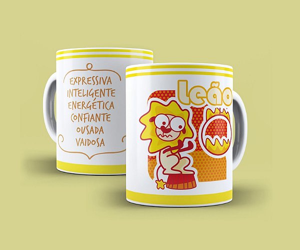 Caneca Signo Leão