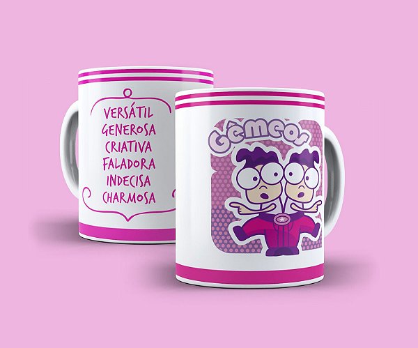 Caneca Signo Gêmeos