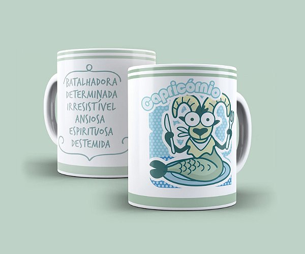 Caneca Signo Capricórnio