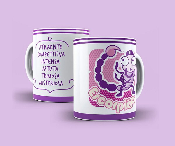 Caneca Signo Escorpião