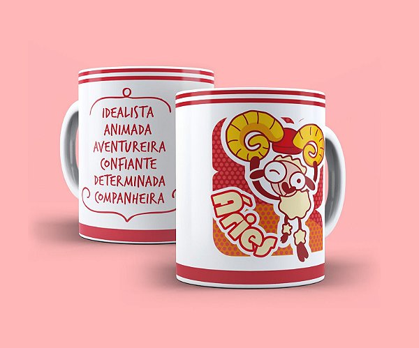 Caneca Signo Áries