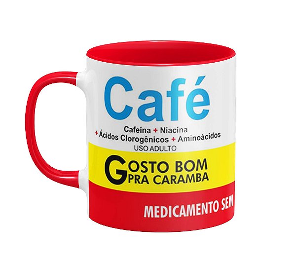 Caneca Café Gosto Bom Pra Caramba