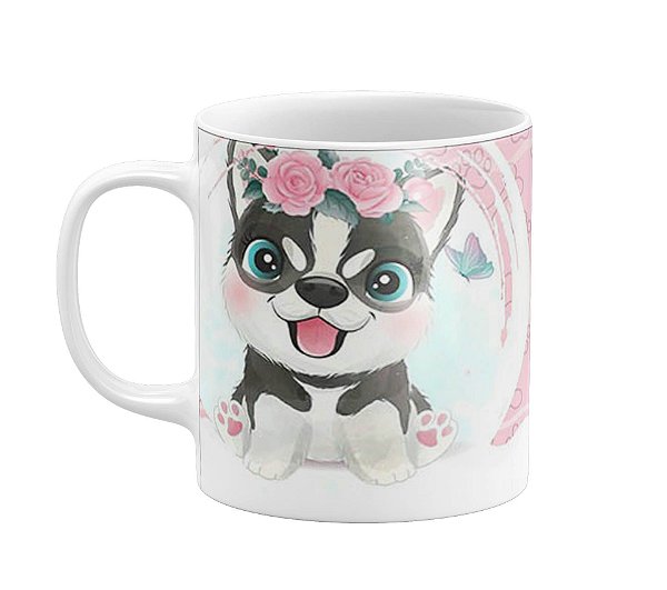 Caneca Eu Tenho Um Amigo De 4 Patas Que Faz Au-Au 5