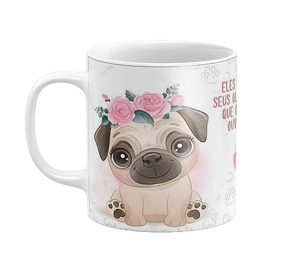 Caneca Seus Olhos Dizem Coisas Que Gostaríamos De Ouvir De Alguém 1