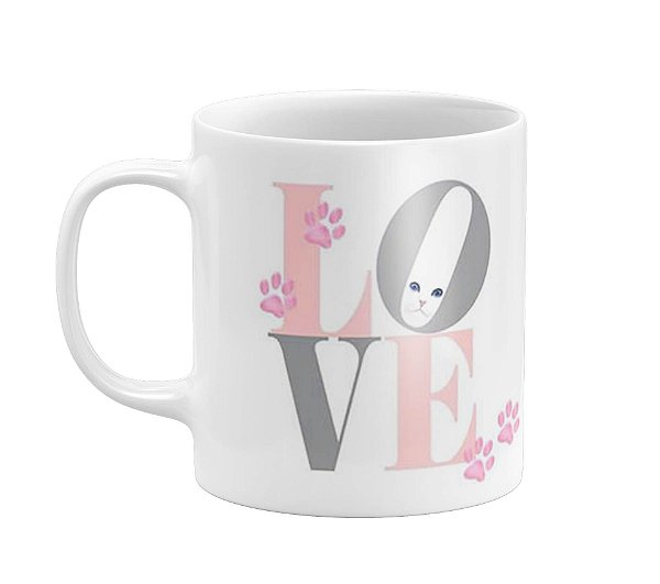 Caneca Love Gato - Cats