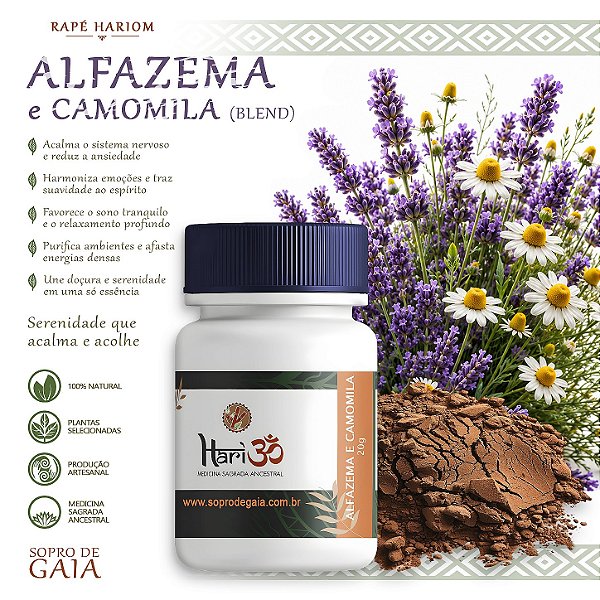 Rapé Alfazema e Camomila