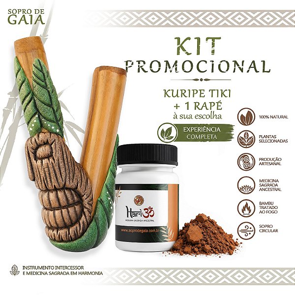 Kit Kuripe Carranca + Rapé HariOM