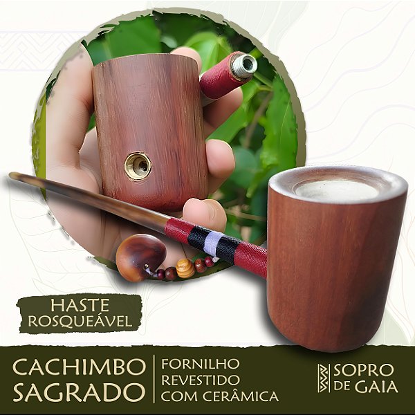 Cachimbo Sagrado Cobra Coral