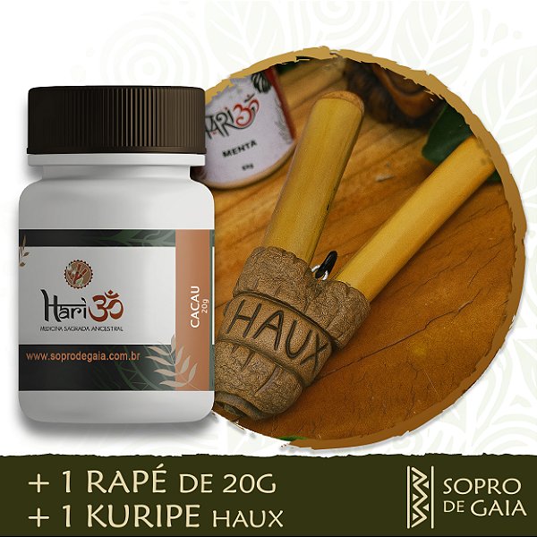 Kit 1 Rapé + Kuripe HAUX
