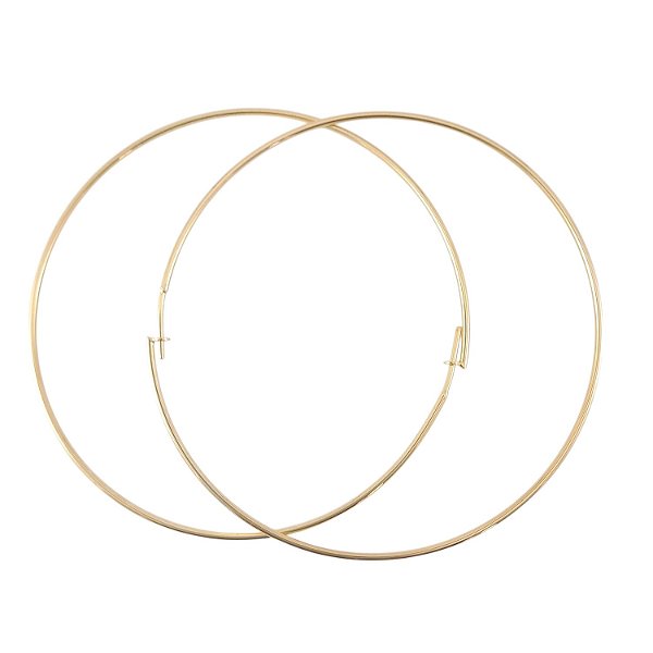 Brinco de Argola Banhado a Ouro 18k