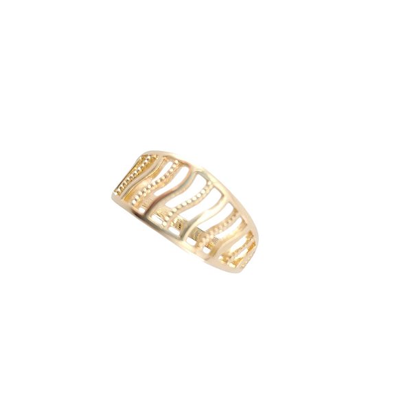 Anel Largo Feminino Banhado a Ouro 18k