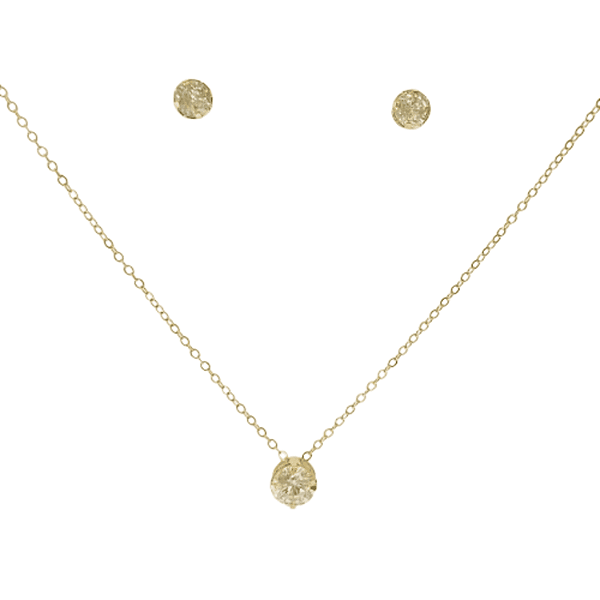 Conjunto Ponto de Luz Cristal Redondo Dourado