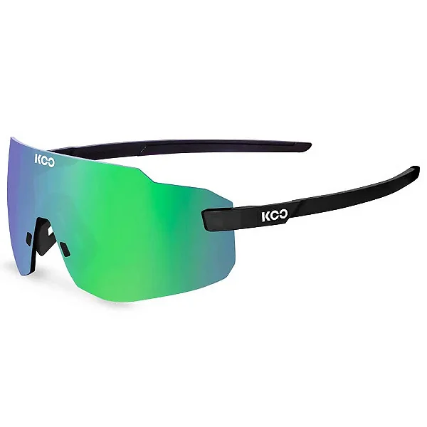 OCULOS KOO SUPERNOVA ARMACAO PRETA FOSCA E LENTE VERDE ESPELHADA