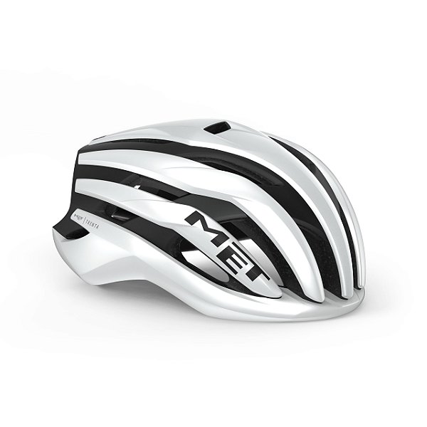 CAPACETE MET ROAD TRENTA MIPS BRANCO/PRETO M