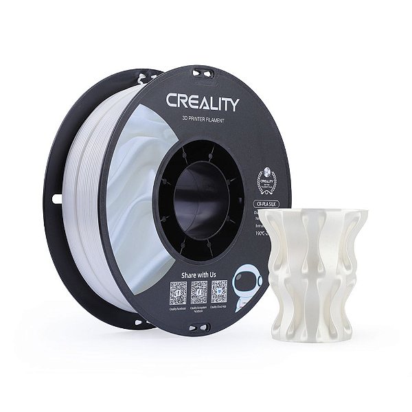 Filamento Impressão 3D Creality Cr-Silk Pla Branco 1kg