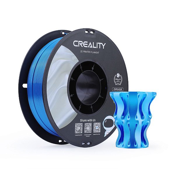 Filamento Impressão 3D Creality Cr-Silk Pla Azul 1kg