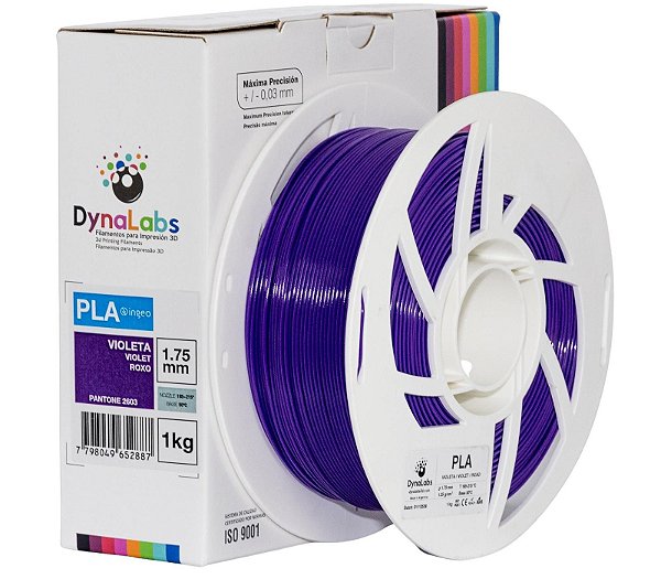 Filamento Impressora 3D DynaLabs PLA Roxo 1Kg