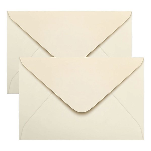 Envelope Convite De Casamento Creme Marfim 160x235mm Scrity 100un  Marpax Cod 258568
