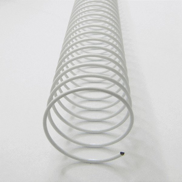 Espiral Para Encadernação Metal Branco A4 25mm 160fls 10un Branco Marpax Cod 257361