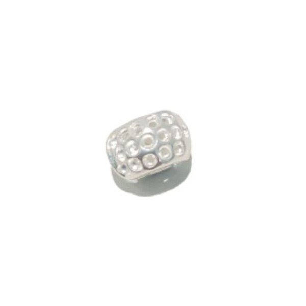 Trava Individual Com Strass Para Pulseira Santo Berloque