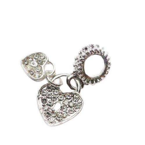 Berloque Duble Heart