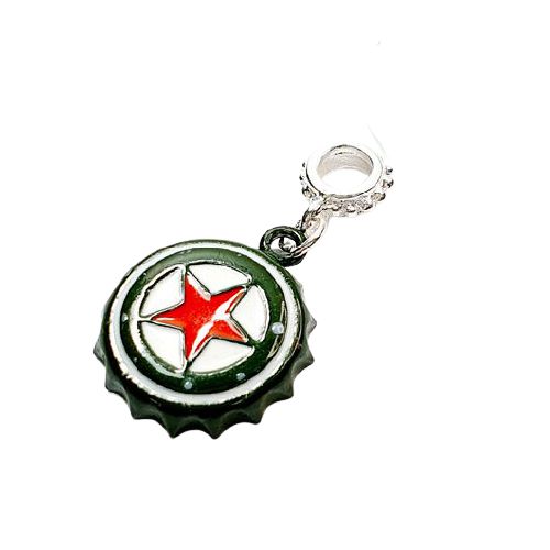 Berloque Tampa de Cerveja Heineken
