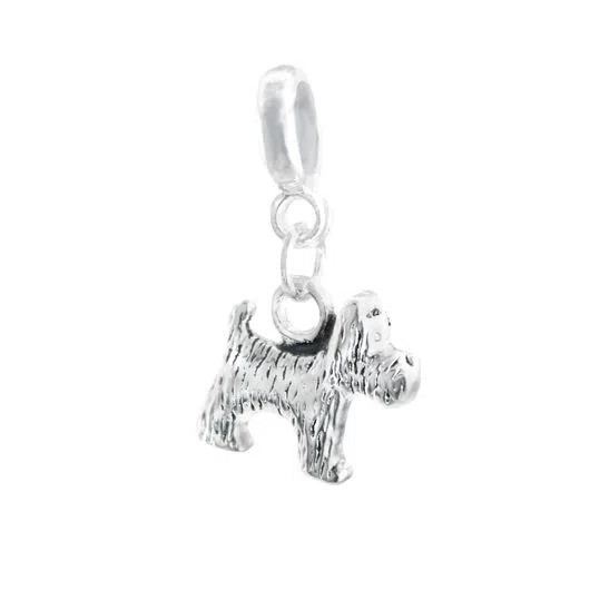 Berloque Dog Cachorrinho Banhado em Prata 925
