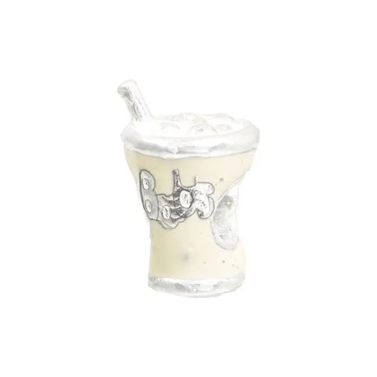 Berloque Milk Shake Banhado em Prata 925