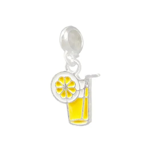 Berloque Limonada Banhado em Prata 925
