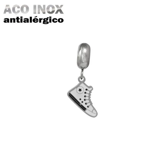 Berloque All Star em Aço Inox