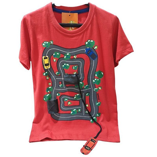 Blusa Carrinhos interativa