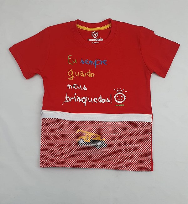 Blusa Infantil - Meus Brinquedos - Brilha no Escuro