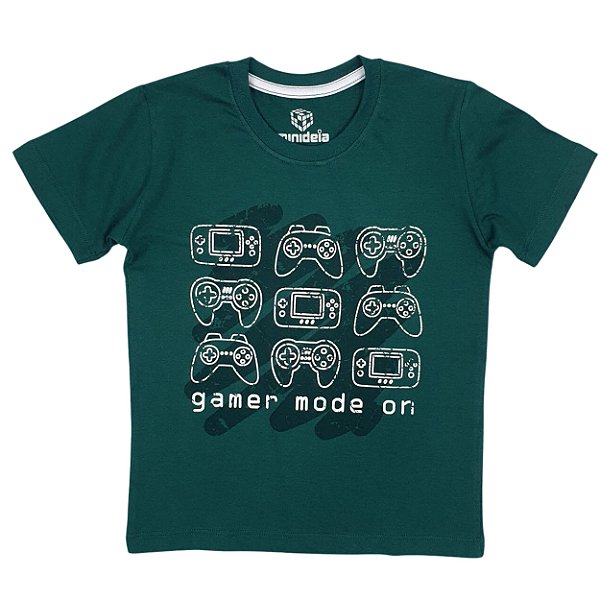 Blusa Gamer Mode On - Estampa Brilha no Escuro