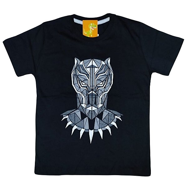 Blusa Pantera Negra - Estampa Brilha NO Escuro