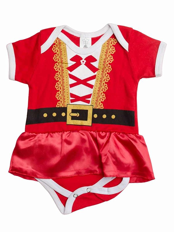 Body Bebê Menina Natal