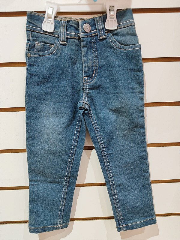 Calça Jeans Menino Infantil com regulagem interna