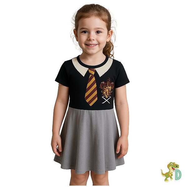 Vestido Hermione fantasia Harry Potter